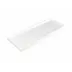 Lacquer White Long Vanity Tray 7" x 17" x 1.5"H