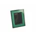 Lacquer Forest Green/Black Trim Picture Frame 4" x 6" (8" x 7" frame)