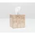 Andria #Dnr# Smoked Tissue Box Square Straight Capiz