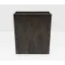 Arles Dark Wastebasket Rectangular Tapered Faux Horn