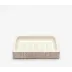 Bruges Sand Soap Dish 6"L x 4"W x 1"H