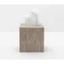 Bruges Sand Tissue Box 5.5"L x 5.5"W x 6"H