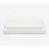 Callas White Nested Trays Rectangular Tapered Lacquered Eggshell, Set Of 2