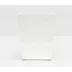 Callas White Wastebasket Square Tapered Lacquered Eggshell