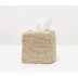 Chelston Bleached Tissue Box Square Straight Abaca Fiber