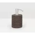 Dalton Coffee Soap Pump Round Rattan