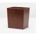 Hampton Tobacco Wastebasket Rectangular: 10"L x 8"W x 11"H
