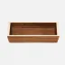 Harper Dark Teak Soap Dish 6.5"L x 4.5"W x 1.125"H