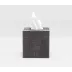 Hawen Black Tissue Box 5.5"L x 5.5"W x 6"H