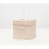 Kona Bleached Tissue Box Square Straight Rattan