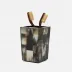 Lark Dark Brush Holder 3"L x 3"W x 5"H