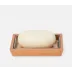 Lorient Aged Camel Soap Dish 6.5"L x 4.5"W x 1"H