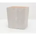Manchester Sand Wastebasket Rectangular Tapered Realistic Faux Shagreen