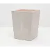 Manchester Sand Wastebasket Square Tapered Realistic Faux Shagreen
