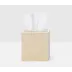 Maranello Beige/White Tissue Box Square Straight Abaca/Resin