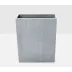 Maranello Steel Blue/White Wastebasket Rectangular Tapered Abaca/Resin