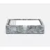 Milan Gray Hand Towel Tray Rectangular Straight Romblon Stone