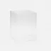 Monette Clear Wastebasket Square Straight Acrylic