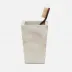 Palermo Ii Brush Holder Square Tapered Faux Clamstone