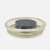 Pomaria Brushed Silver Soap Dish 5.5"D x 1.5"H