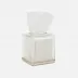 Pomaria Brushed Silver Tissue Box 5.5"L x 5.5"W x 6"H