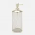 Pomaria Brushed Silver Soap Pump XL: 3.5"D x 9.5"H