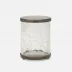 Pomaria Dark Bronze Bath Canister Small: 3.5"D x 4.5"H