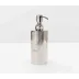 Redon Shiny Nickel Soap Pump Round Straight Ribbed Metal