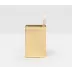 Tiset #Dnr# Brush Holder Ss Gold Etched Stainless Steel