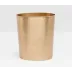 Verum Antique Brass Wastebasket Oval: 10"L x 7.5"W x 11"H