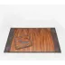 Crosby Dark Mushroom Desk Blotter Set Desk Blotter: 30"L x 18"W, Rectangular Mouse Pad: 9"L x 8"W