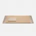 Viana Gold Foil Set: Desk Blotter And Rectangular Mouse Pad Full-Grain Leather