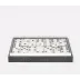 Treviso Cool Gray Domino Box Oversized: 12.5"L x 7"W x 2"H