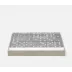 Treviso Sand Domino Box Oversized: 12.5"L x 7"W x 2"H