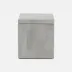 Arles Light Gray Canister Square Straight Faux Horn