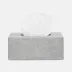 Callas Silver/White Tissue Box Rectangular Straight Lacquered Eggshell