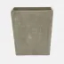 Bradford Sand/Gold Wastebasket Rectangular Tapered Realistic Faux Shagreen/Brass