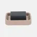 Victoria Dusty Rose Soap Dish Rectangular: 7"L x 4.5"W x 1.5"H