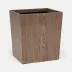 Westerly Oak Wastebasket Rectangular Tapered Veneer