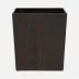 Westerly Dark Oak Wastebasket Rectangular Tapered Veneer