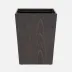 Westerly Dark Oak Wastebasket Square Tapered Veneer