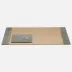 Segovia Dark Gray Set: Desk Blotter And Square Mouse Pad Suede