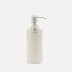 Redonmatte Silver Soap Pump Round Straight Ribbed Metal