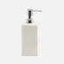 Kavala White Soap Pump Rounded Edges Marble