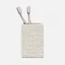 Ghent Whitewashed Brush Holder Square Straight Bagor Grass