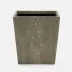 Hawen Sand Wastebasket Rectangular Tapered Faux Baby Crocodile