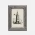 Sevilla Gray Frame 4"X6" Burl Resin