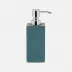 Maranello Teal/Brown Soap Pump Square Straight Abaca/Resin