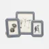 Stanley Dark Gray Frame 4"L x 6"H