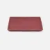 Dresden Burgundy Desk Tray Large SQ: 9"L x 9"W x 1"H
